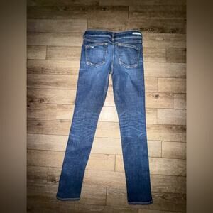 ANTHROPOLOGIE PILCRO & THE LETTERPRESS STRETCH SKINNY LOW RISE DENIM JEANS SZ 26